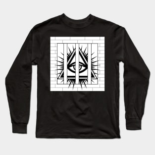 Eye Conz (b&w) Long Sleeve T-Shirt